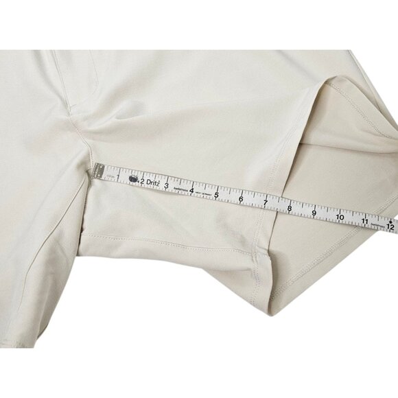 BYLT Premium Basics Kinetic Shorts 7" Men’s 40 Beige Cream Performance Chino - Picture 11 of 13
